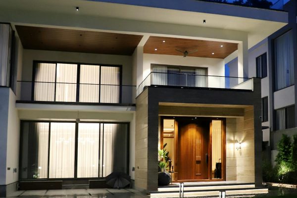 Security lighting installation for home safety
